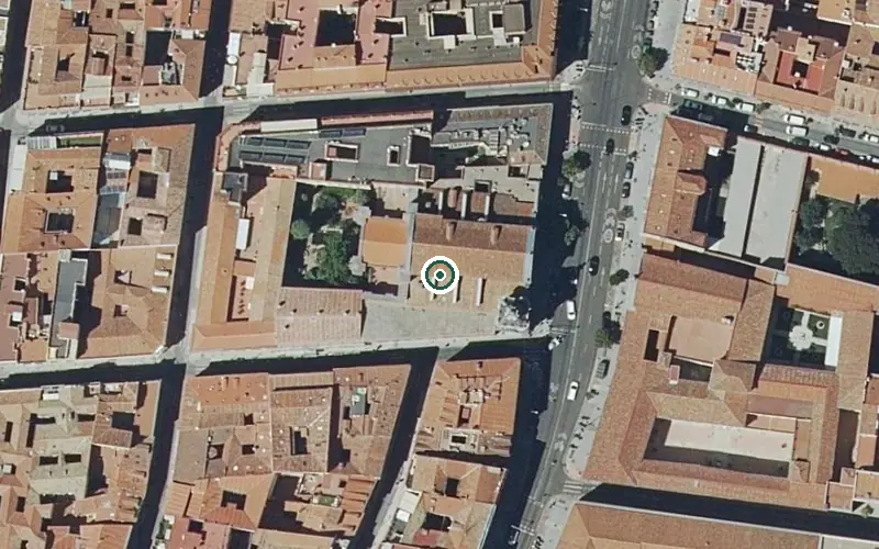 Vista aérea de la ubicación de Residencia Ntra. Sra. de Montserrat