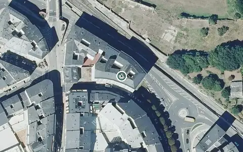 Vista aérea de la ubicación de Centro de Día para Persoas Maiores O Fogar de Galan