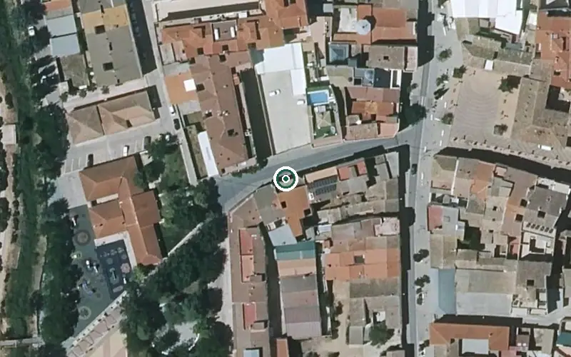 Vista aérea de la ubicación de Centro de Día Santísima Trinidad y Santa Petronila
