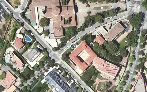 Vista aérea de la ubicación de Residencia María Reina - Siervas de Jesús