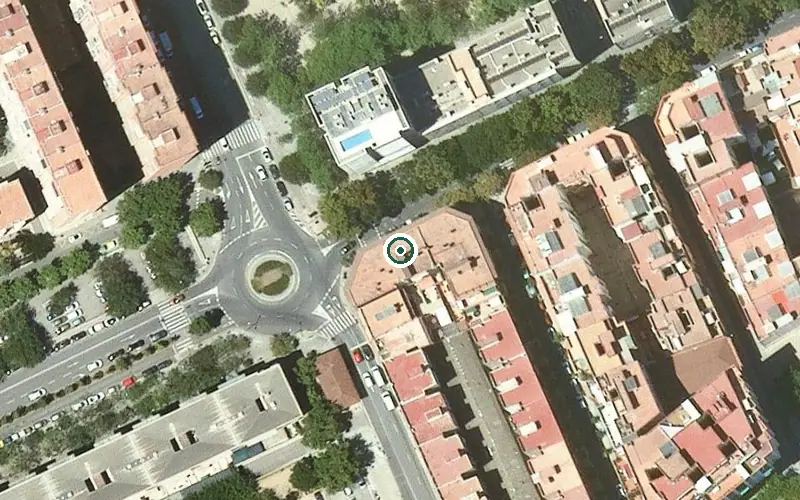 Vista aérea de la ubicación de Llar d'avis Santa Eulàlia