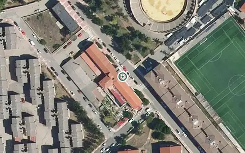 Vista aérea de la ubicación de Residencia de Ancianos de Utrillas