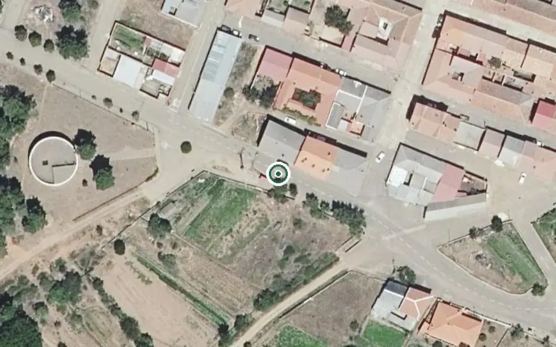 Vista aérea de la ubicación de Residencia de Personas Mayores el Pinar