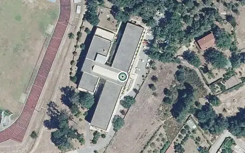 Vista aérea de la ubicación de Residencia Os Gozos