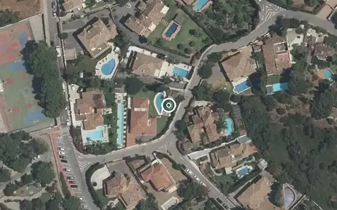 Vista aérea de la ubicación de Centro Residencial para Mayores el Carmen