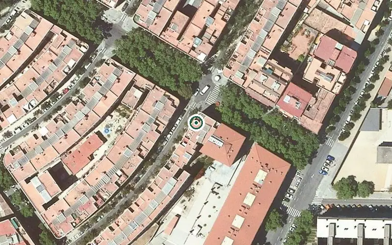 Vista aérea de la ubicación de Residència Julia