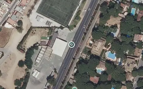Vista aérea de la ubicación de Centro Residencial para Personas Mayores Siglo XXI