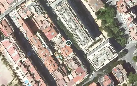 Vista aérea de la ubicación de Centros Cuideo Sarrià