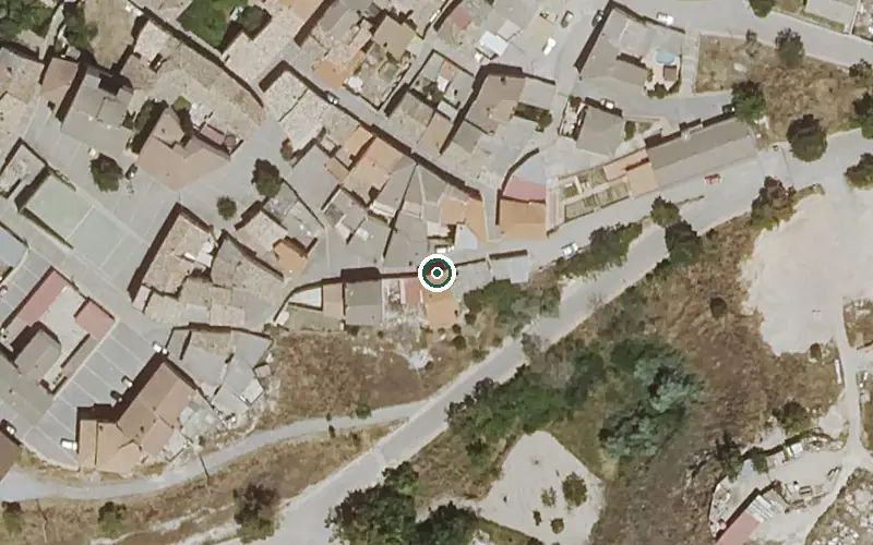 Vista aérea de la ubicación de Vivienda Municipal de Mayores