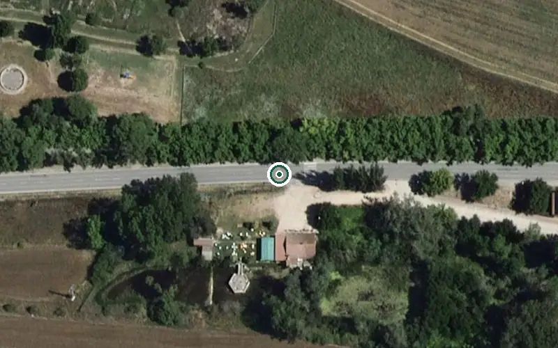 Vista aérea de la ubicación de Residencia de Personas Mayores de Aguilafuente