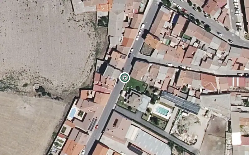 Vista aérea de la ubicación de Residencia de Personas Mayores San Antolin