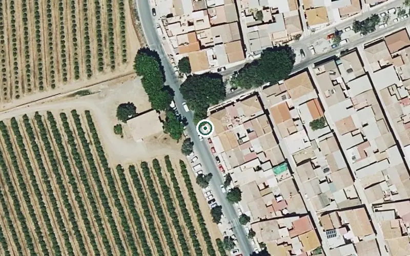Vista aérea de la ubicación de Centro Residencial para Personas Mayores Hotel Residencia Caren