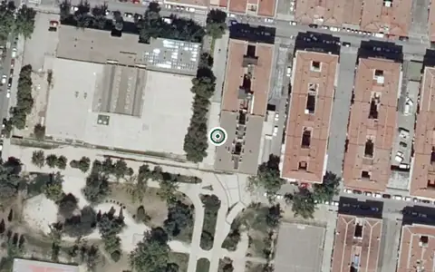 Vista aérea de la ubicación de Residencia de Ancianos Diana