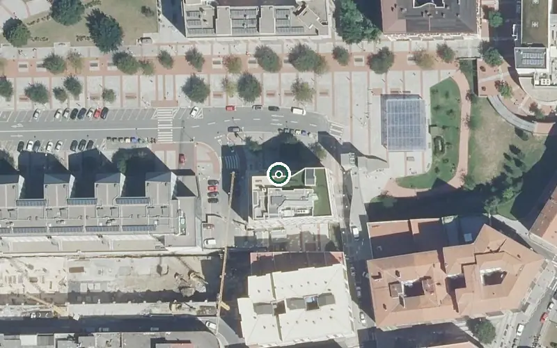 Vista aérea de la ubicación de Residencia Colisee Bilbao Egoitza