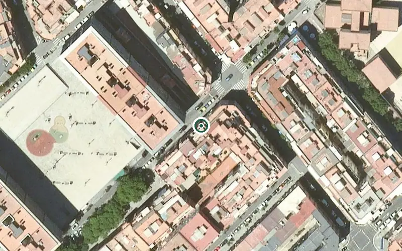 Vista aérea de la ubicación de Centre Gerontològic Barnasalut