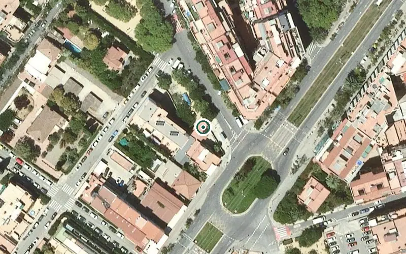 Vista aérea de la ubicación de Residència Torre d'Esplugues