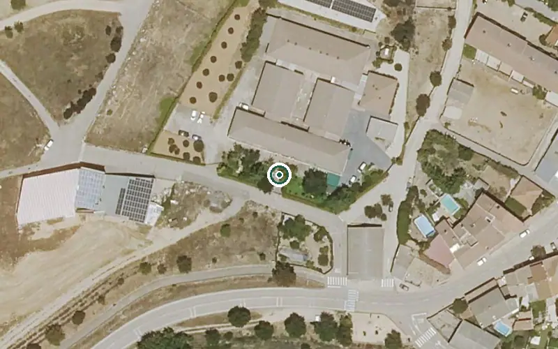 Vista aérea de la ubicación de Residencia de Mayores Asistenciales Alcarria