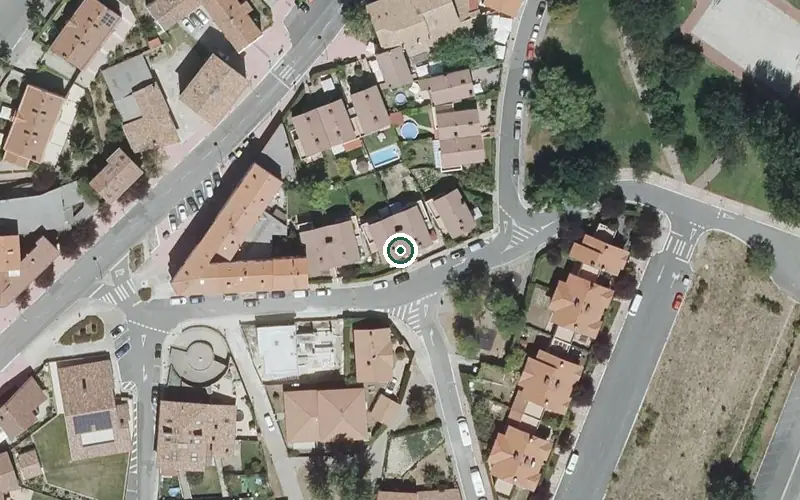 Vista aérea de la ubicación de Residencia Etxe Ona