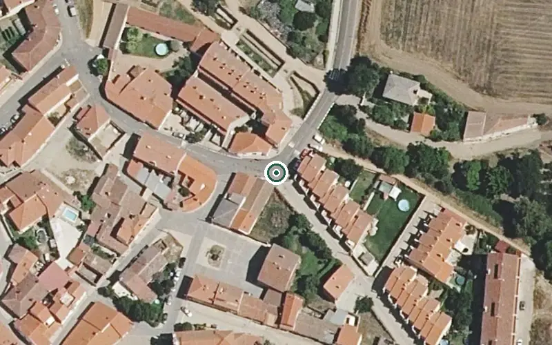 Vista aérea de la ubicación de Residencia de Personas Mayores Arapiles