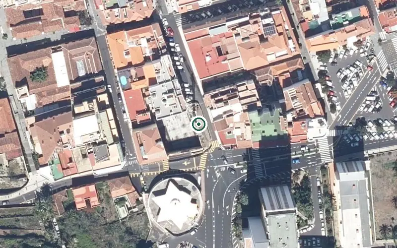 Vista aérea de la ubicación de Fundación Canaria Hospital la Inmaculada