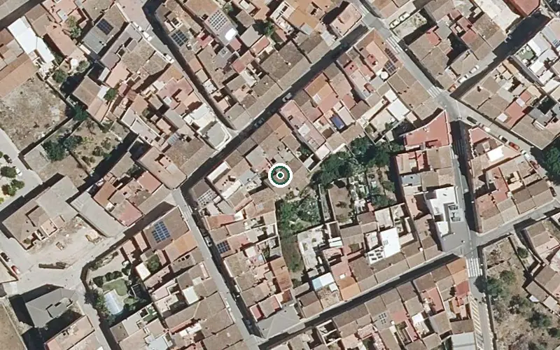 Vista aérea de la ubicación de Residencia Mixta Monduber