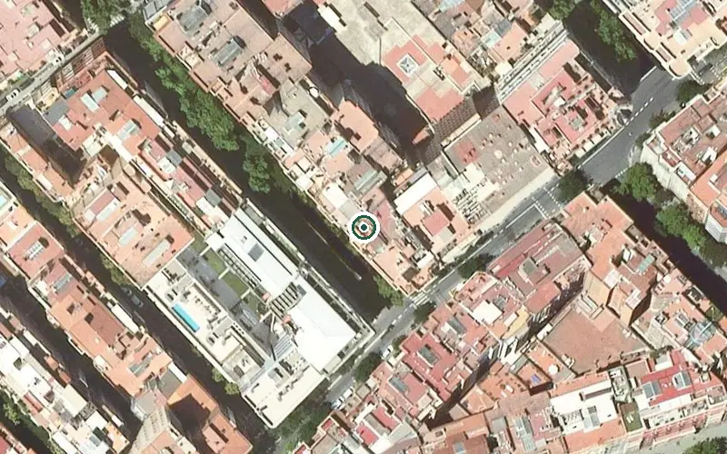Vista aérea de la ubicación de Llar Amigó