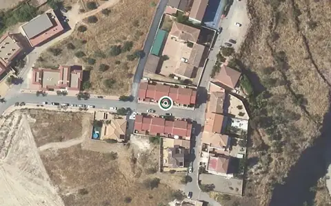 Vista aérea de la ubicación de Centro Residencial para Personas Mayores Ana María Martos Ferres