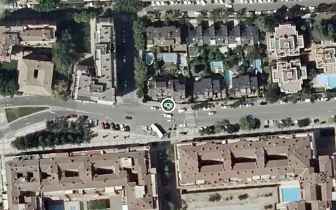 Vista aérea de la ubicación de Residencia de Ancianos Hogar Saturnino López Novoa