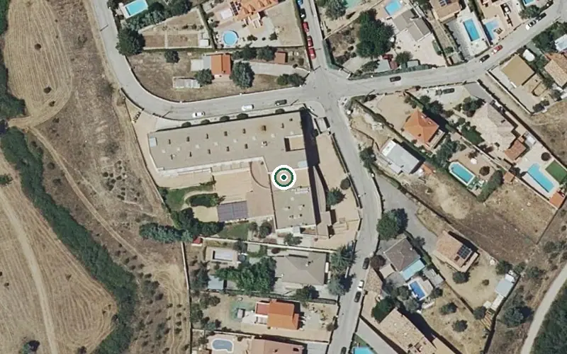 Vista aérea de la ubicación de Residencia Domusvi Quijorna