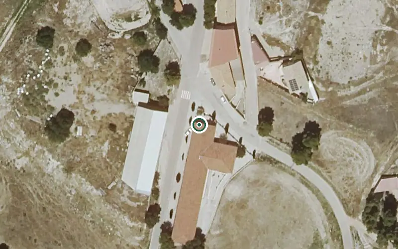 Vista aérea de la ubicación de Residencia de Mayores Nuestra Señora de las Candelas