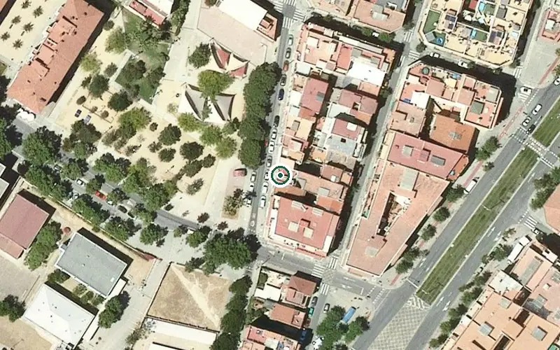 Vista aérea de la ubicación de Centre de dia Vitalia Cornellà