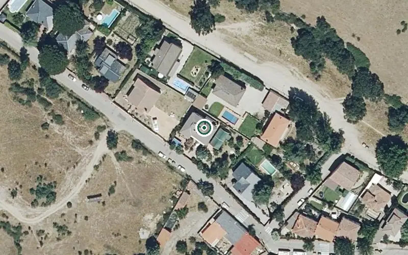 Vista aérea de la ubicación de Residencia Mañón