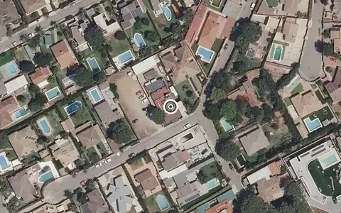 Vista aérea de la ubicación de Centro Residencial para Personas Mayores Pino Grande