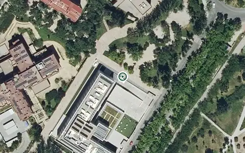 Vista aérea de la ubicación de Residencia Hidalgos Tres Cantos
