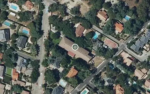 Vista aérea de la ubicación de Residencia El Madroño