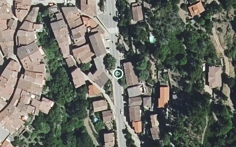 Vista aérea de la ubicación de Residencia de Personas Mayores el Jardin del Tietar