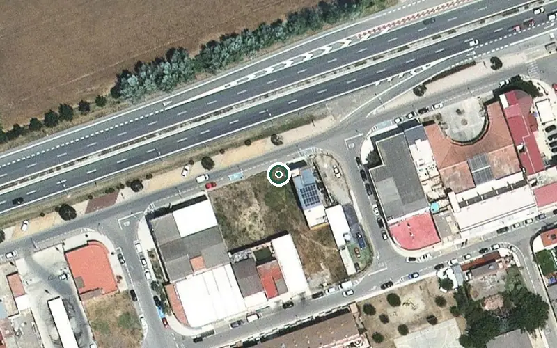 Vista aérea de la ubicación de Residència assistida Toribi Duran