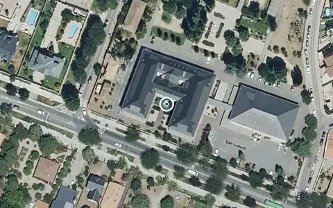 Vista aérea de la ubicación de Residencia Vitalia Guadarrama. Virgen de la Cabeza