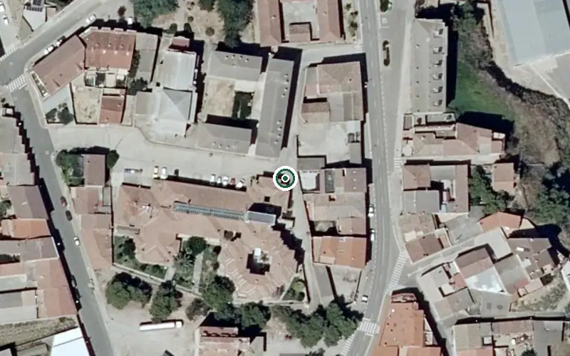 Vista aérea de la ubicación de Residencia de Personas Mayores de Tamarite de Litera
