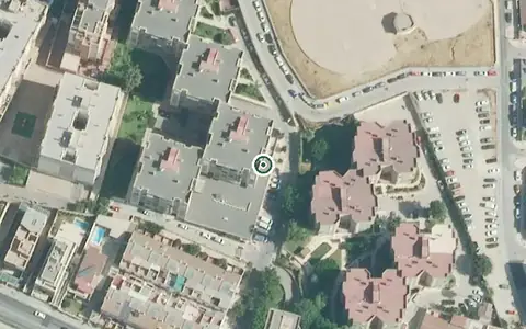 Vista aérea de la ubicación de Centro de Día para Mayores Objetivo 1