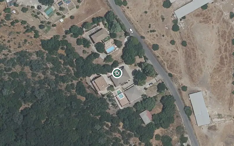 Vista aérea de la ubicación de Residencia para Personas Mayores el Mirador