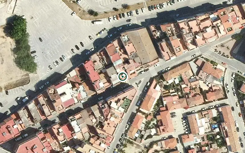 Vista aérea de la ubicación de Servei d'Acolliment Diürn Residencial Blanes