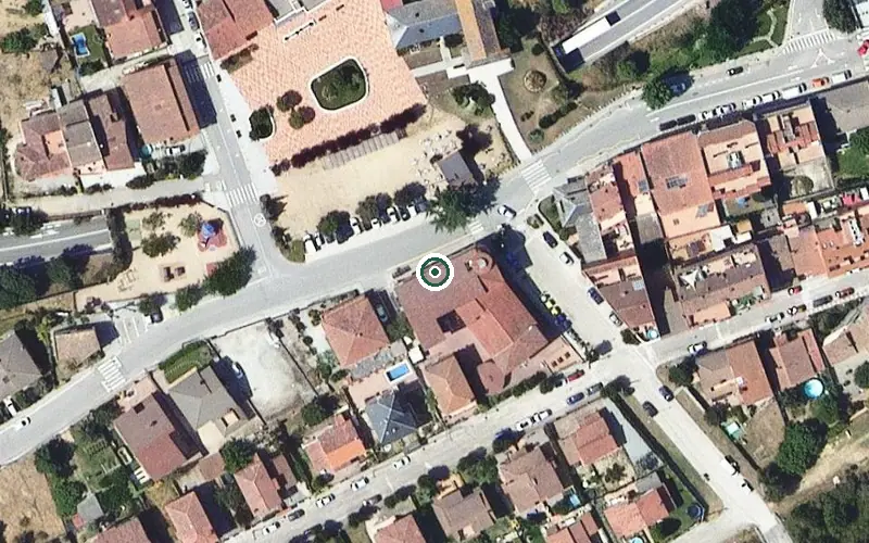 Vista aérea de la ubicación de Jardí Residencial Torre Magret Vilalba