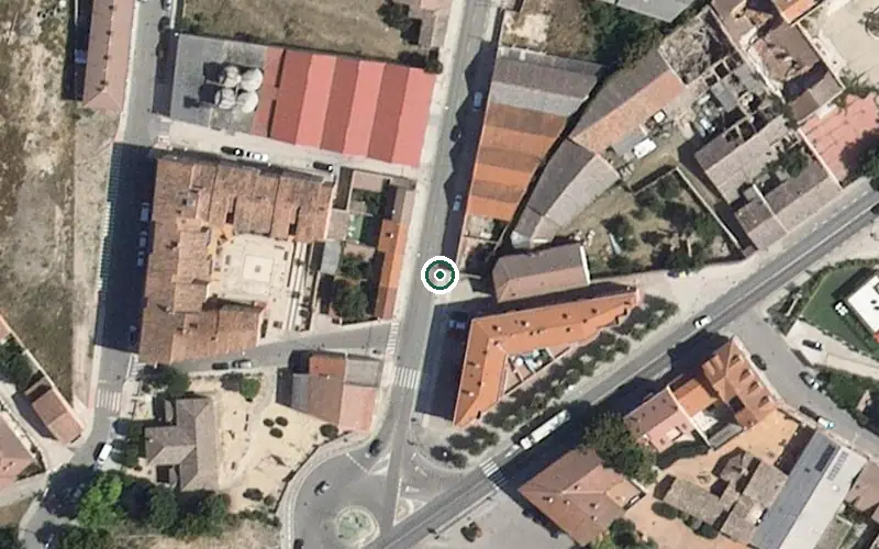 Vista aérea de la ubicación de Centro de Día Fundación Cocope