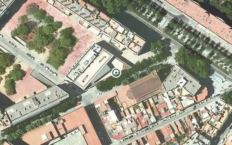 Vista aérea de la ubicación de Centre de dia Barcelona