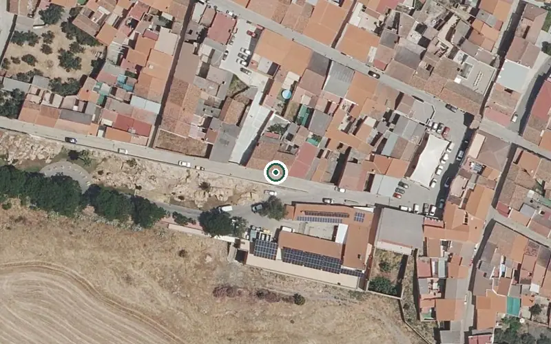 Vista aérea de la ubicación de Residencia Municipal de Mayores Ntra Sra de Africa