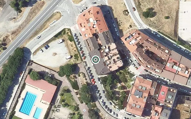 Vista aérea de la ubicación de Centre de dia per la gent gran El Serral