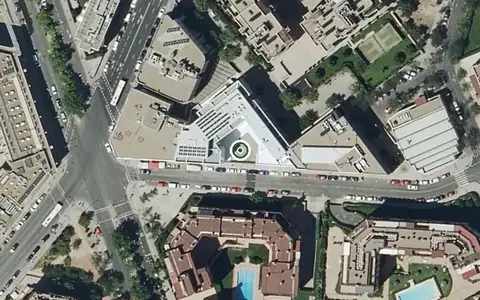 Vista aérea de la ubicación de Residencia Ballesol Albalá