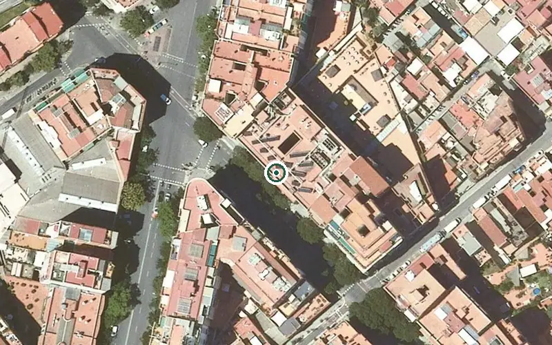 Vista aérea de la ubicación de Los Tilos. Residència 3ª Edat