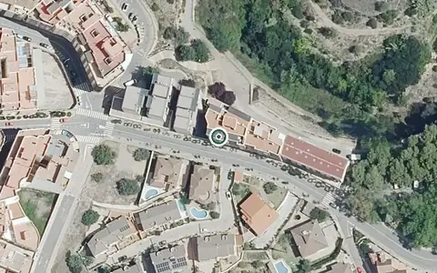 Vista aérea de la ubicación de Centro de Día de L'alcora